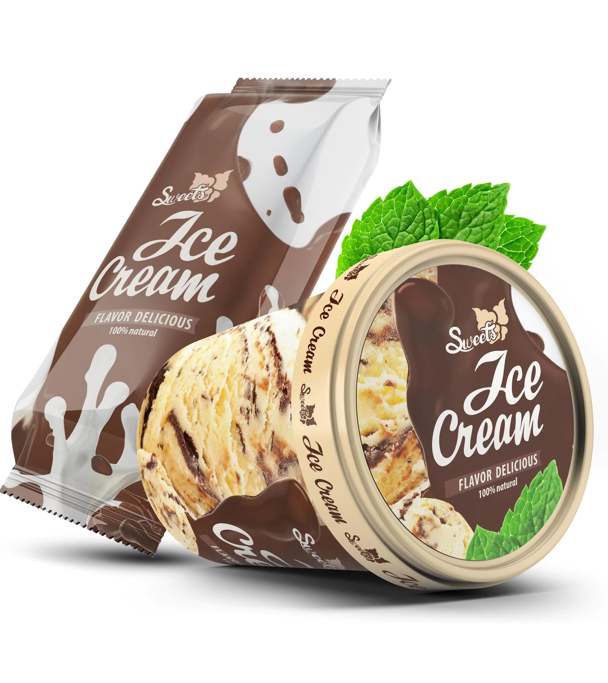 38 ice cream packaging designs to freeze out competition - 99designs