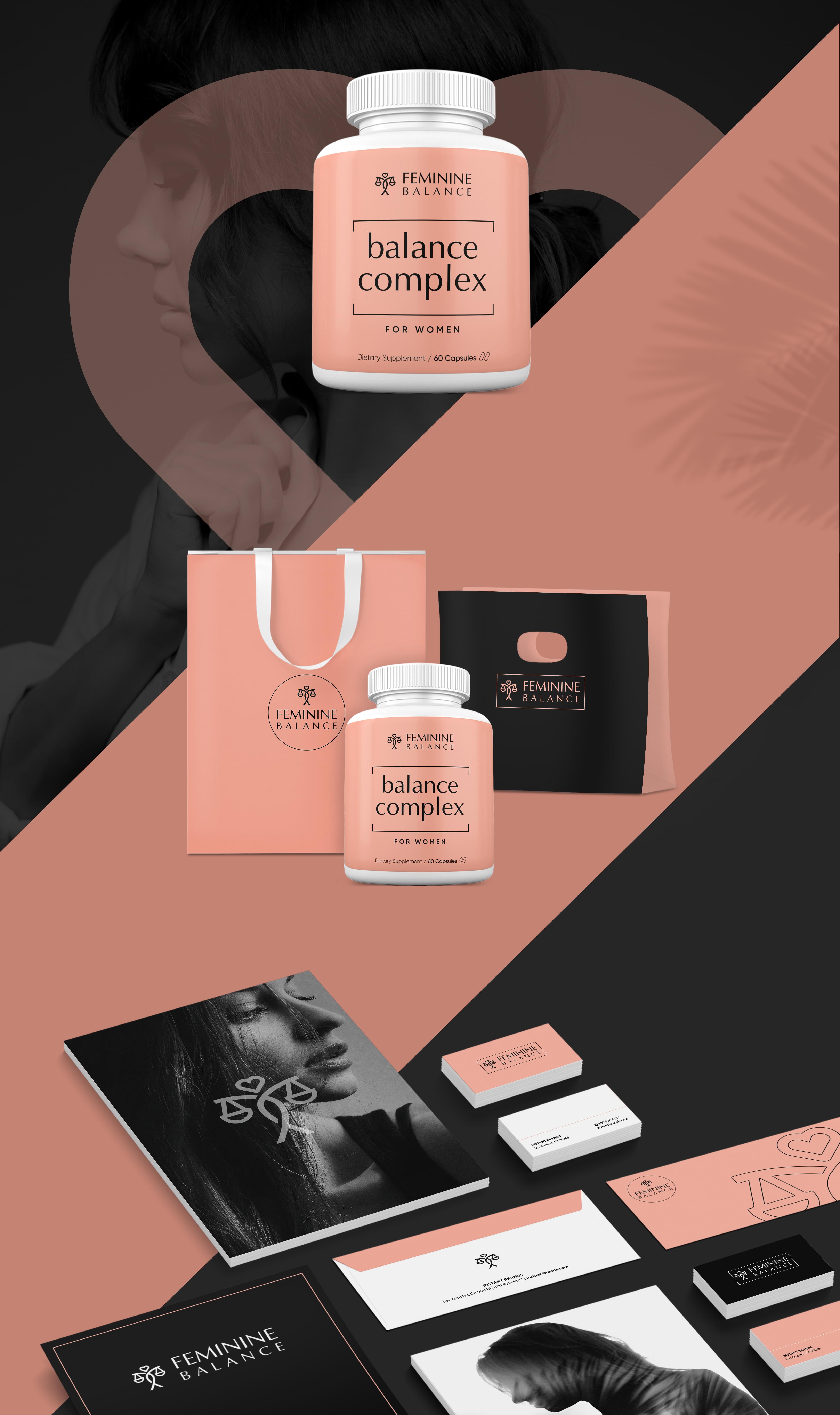 Feminine Balance | Order No.1 Brand Design | Branding Agency Branding