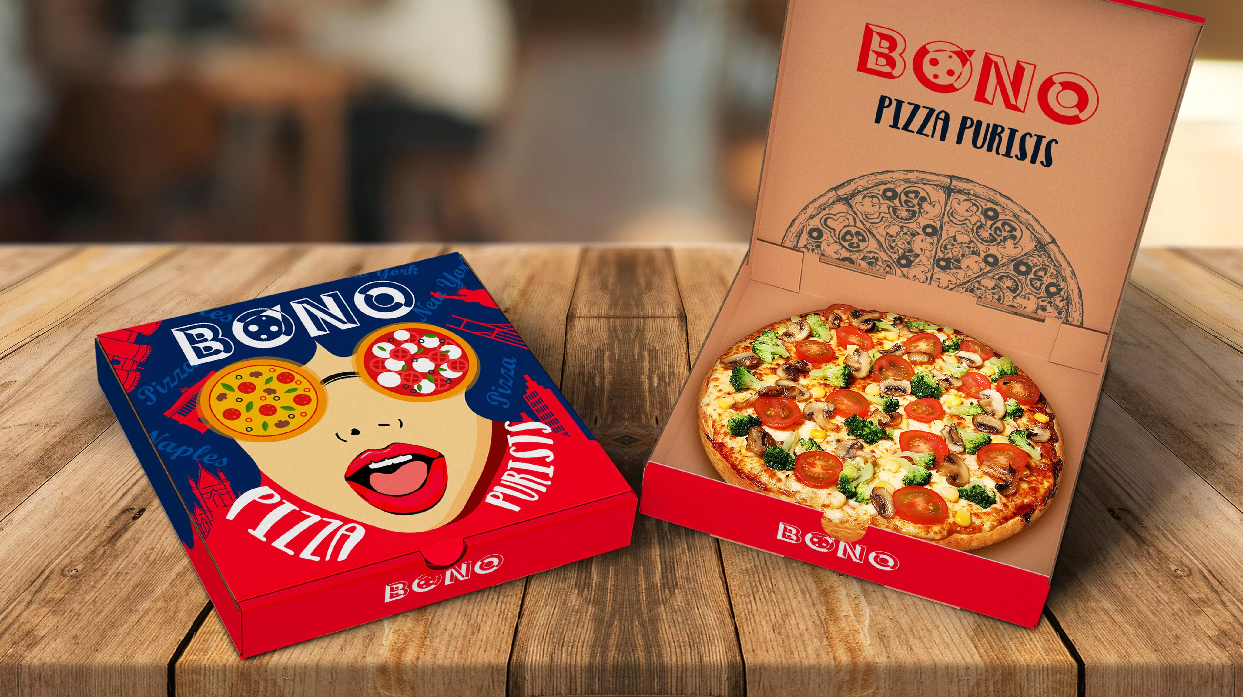 Bono pizza Packaging