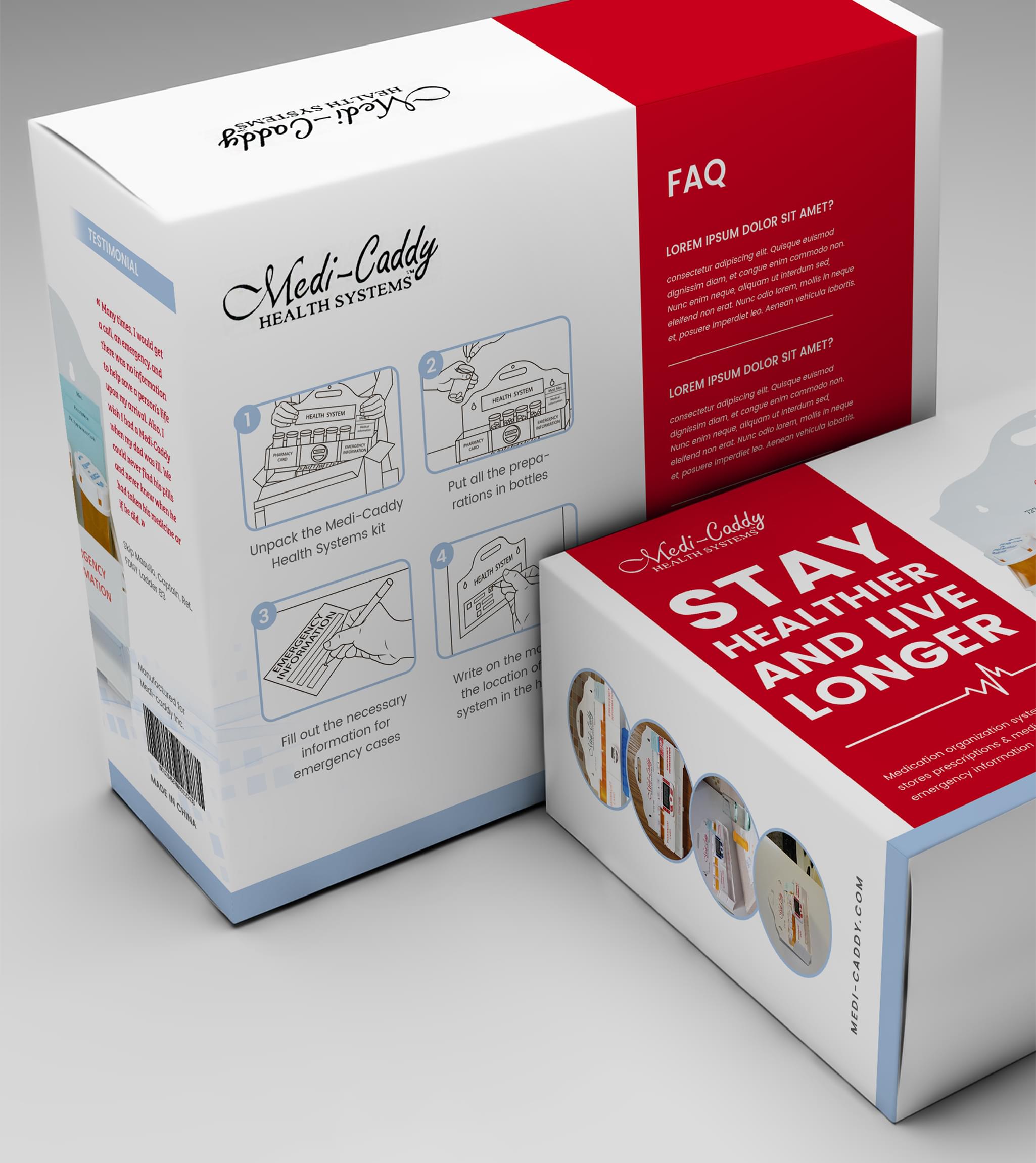 MEDI-CADDY Packaging