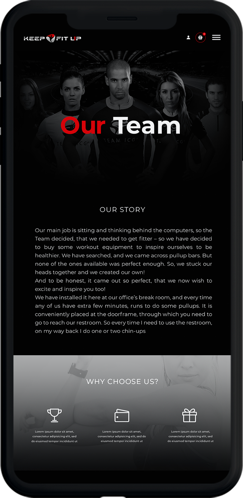 Keep Fit Up | Order No.1 Custom Web Design | Branding Agency Web & Development