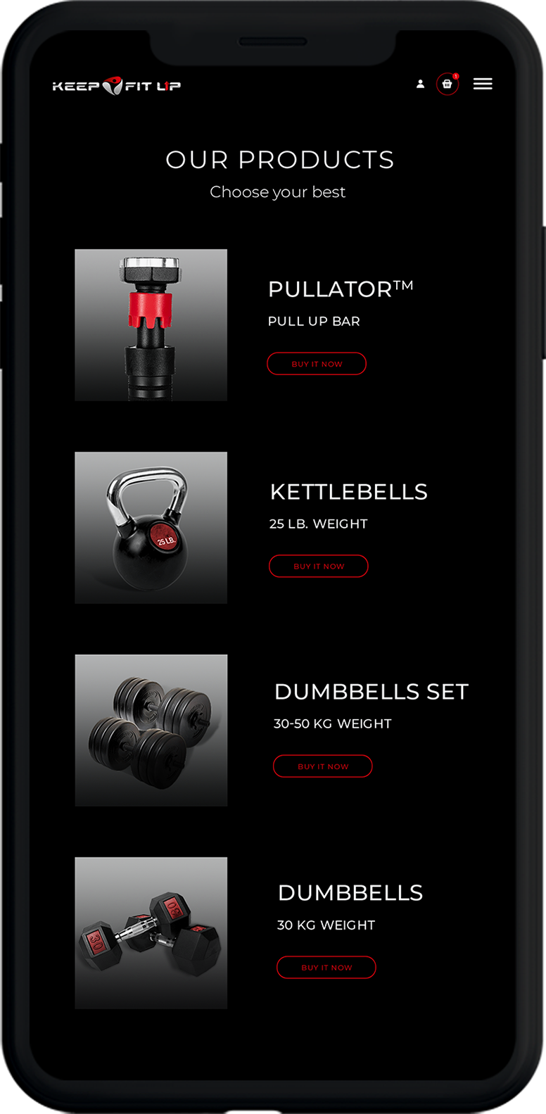 Keep Fit Up | Order No.1 Custom Web Design | Branding Agency Web & Development