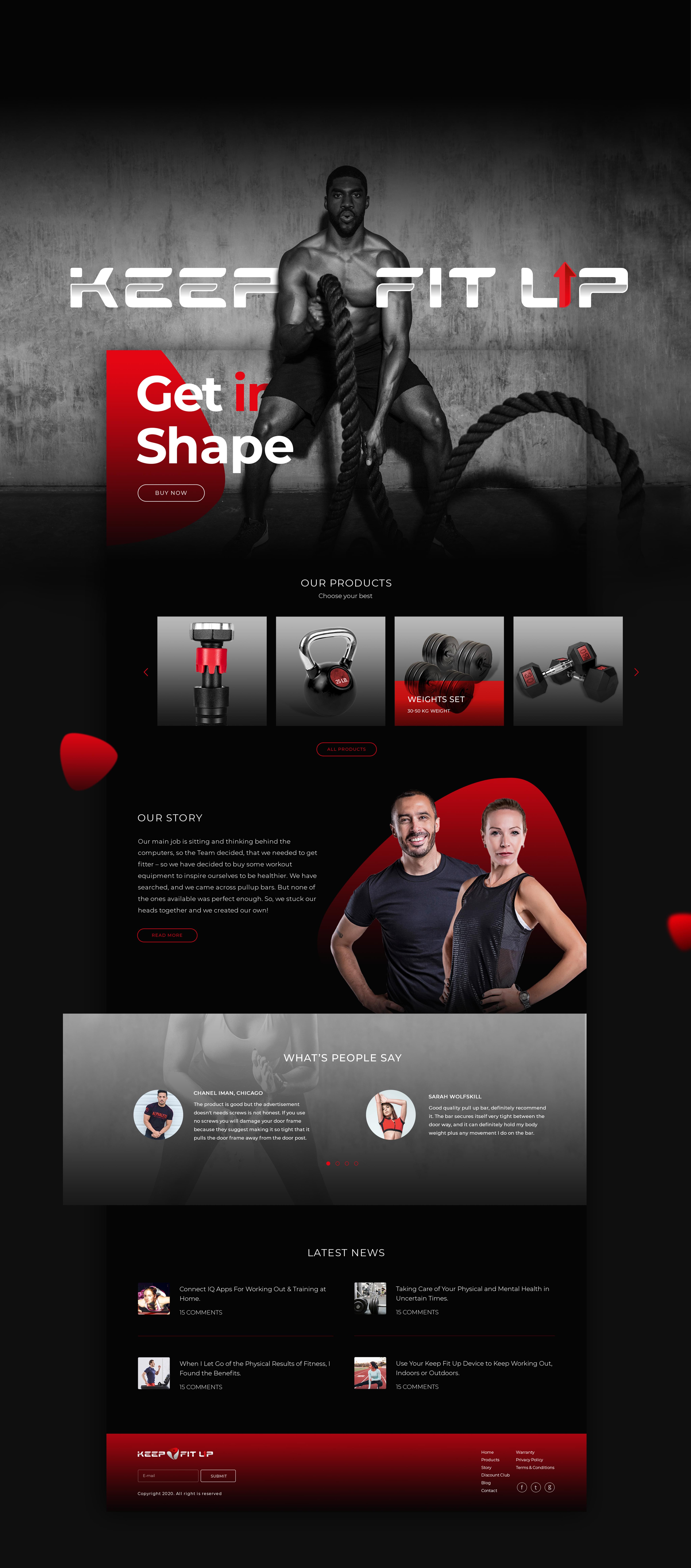 Keep Fit Up | Order No.1 Custom Web Design | Branding Agency Web & Development